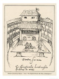 Buy Sketch of the Swan Theatre in London at AllPosters.com