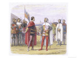 Buy Edward the Black Prince of Wales Persuades Pedro "The Cruel" of Castile to Grant an Amnesty at AllPosters.com