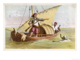 Buy Robinson Crusoe Escapes from the Moors at AllPosters.com