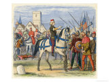 Buy Richard II Mounted on a Horse Meets the Rebels at AllPosters.com