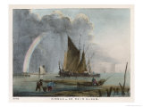 Nimbus, or Rain Cloud, Forming out at Sea Beyond the Fishing Boats