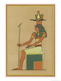 Buy The Supreme Earth-God Whose Union with His Sister Nut Produced the Other Gods at AllPosters.com