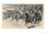 Buy Cossack Horsemen Charge Through an Enemy Village at AllPosters.com