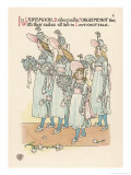 Flower Wedding Described by Two Wallflowers Young Bridesmaids in Forget-Me-Not Blue