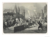 Buy Death of Henri II During a Tournament in the Rue Saint-Antoine Paris Henri II is Accidentally at AllPosters.com