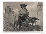 Buy Sancho Panza and His Master Ride Through the Cornfields at AllPosters.com