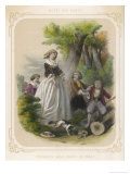 Buy Young Woman Reproaches Two Boys for Destroying a Bird's Nest at AllPosters.com