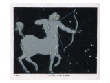 The Constellation of Sagittarius Half Man and Half Horse with a Bow and Arrow
