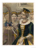 Buy The Queen Admires His Reflection in a Mirror Alongside Her Own at AllPosters.com