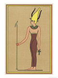 Buy She Guards the Southern Frontier of Egypt and Lower Nubia and is Associated with the Nile Flooding at AllPosters.com