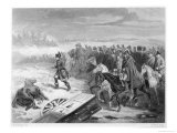 During the Retreat from Moscow Napoleon Stretches His Legs Leading the Garde Imperiale on Foot