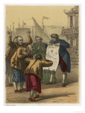 Buy Gulliver Arriving in Japan Shows the Officials His Letter from the King of Luggnagg at AllPosters.com