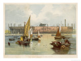 Buy Under Constructionat Millwall Seen from the River Thames at AllPosters.com