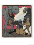 Buy Boy Meets a Fierce Old Blacksmith and Beats Him with an Iron-Bar at AllPosters.com
