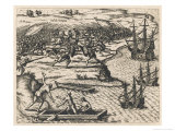 Buy Christopher Columbus Lands on Jamaica During His Second Voyage to the New World at AllPosters.com