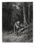 Buy Merlin Paints the Shield of the Young Knight Vivien at AllPosters.com