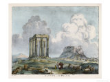 Cumulus Clouds Seen Over Some Ruins