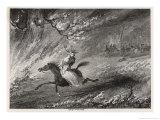 Buy Herne the Hunter Herne Flying into the Burning Woods with Mabel at AllPosters.com