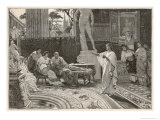 Buy Virgil Roman Writer Depicted Reading His "Aeneid" to His Patron Maecenas at AllPosters.com