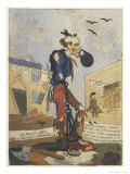 Buy Satirical View of the Free- Born Englishman Following the Peterloo Massacre at AllPosters.com