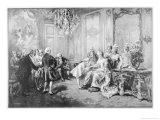 Wolfgang Amadeus Mozart Received by Madame De Pompadour