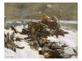 Buy German Infantry Lie Dead in the Snow at AllPosters.com