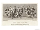 He Dances with His Friends the Nine Muses