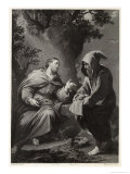 Buy Jesus is Tempted by Satan in the Wilderness, Command This Stone That It be Made Bread at AllPosters.com