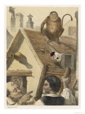 Buy He is Seized by a Monkey Who Drops Him at AllPosters.com