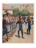 Buy Montengro Soldiers at Their Weekly Drill and Inspection of Weapons at AllPosters.com