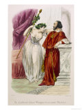 Lucrezia Borgia, with Her Brother Cesare Borgia