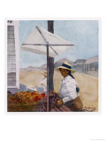 Buy Woman on a Fruit Stall Mollendo Peru at AllPosters.com