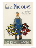 Buy Poster for the Nicolas Chain of Wine Shops France at AllPosters.com