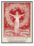 A Garland for May Day, 1895 Giclée-Druck