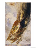 Buy French Pilot Uses His Machine Gun to Destroy a German Plane at AllPosters.com