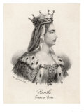 Buy Berthe Queen of Pepin Le Bref King of the Franks Mother of Charlemagne at AllPosters.com