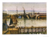 Buy Camouflaged Ships in Harbour at Le Havre at AllPosters.com