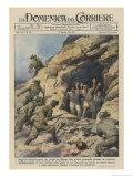 Buy North Africa: Italians Capture British Troops Who Had Been Hiding in a Cave on the Sollum Front at AllPosters.com