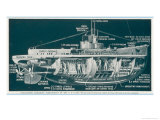 Buy The U-30 Class of Untersee- Boot the Type Most Generally Used for Attacks on Shipping at AllPosters.com
