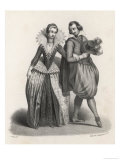 Buy An Elegant Couple of Henri Iv's Time at AllPosters.com