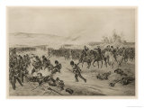 Buy British Infantry Advance Against the Russians While Their Generals Direct the Action at AllPosters.com