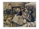Three Parisiennes Compete for a Cab, But Which Will the Cabbie Favour?