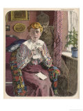 Buy German Woman Receives a Letter from Her Husband at the Front at AllPosters.com