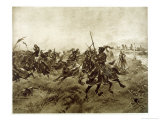 Buy "Battle of the Spurs", The French Defeated at Guinegatte by Invading Allies at AllPosters.com