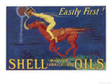 Buy Poster for Shell Lubricating Oils at AllPosters.com