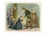 Buy Lady Elisabeth Presents Edward IV with a Letter Her Sons Follow Behind at AllPosters.com