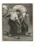 Buy Women Hauling a Coal Wagon in a French Coal-Mine at AllPosters.com