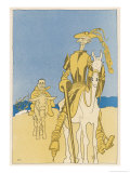 Sir Edward Grey as Don Quixote and Vittorio Emanuele as Sancho Panza