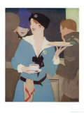 Cheerful Helper in a Soldiers