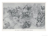 Buy Persian War Chariots Charge Against Alexander the Great at AllPosters.com
